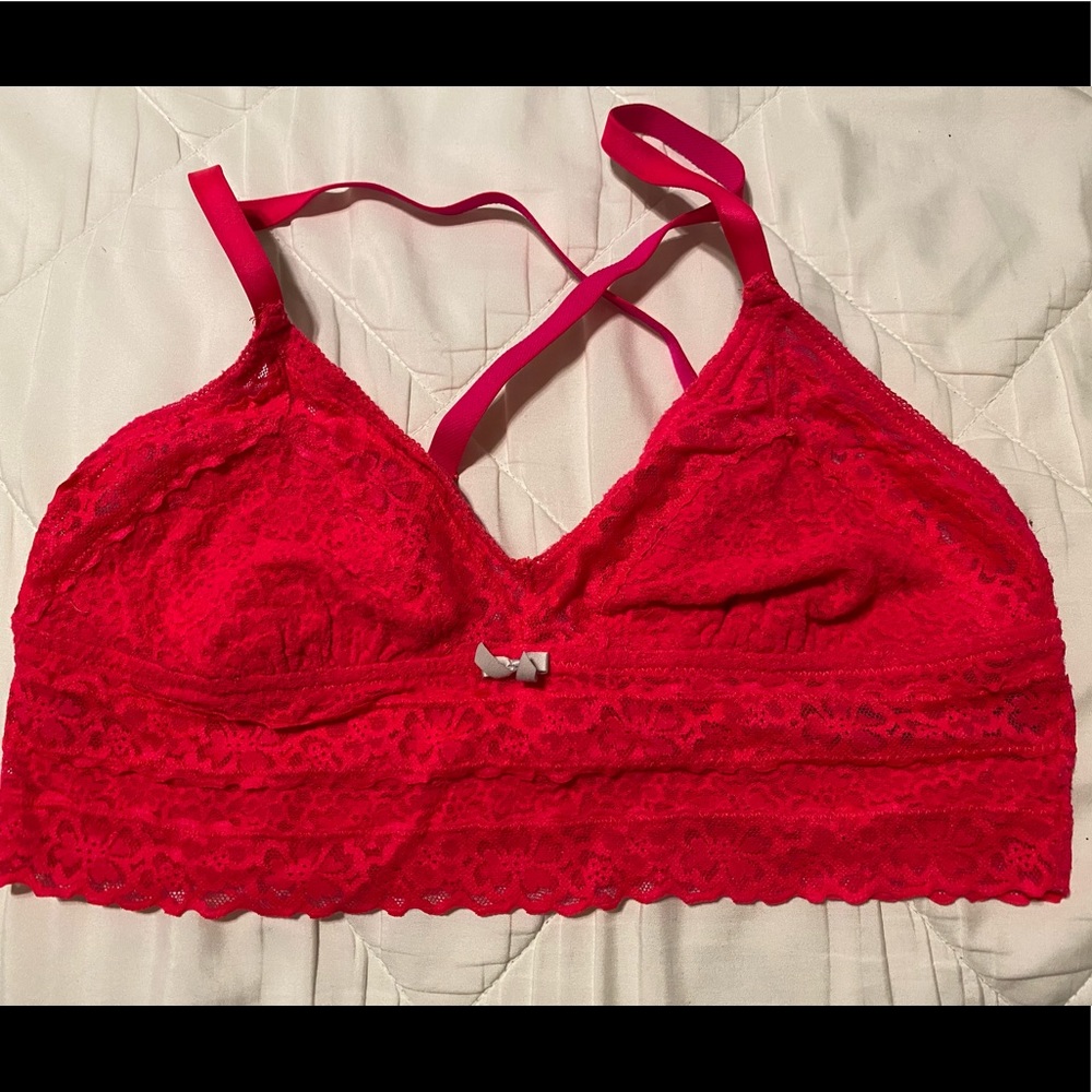Aerie Neon hot pink bralette 🎀